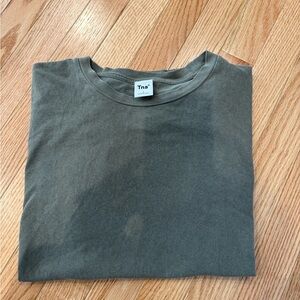 Aritzia TNA Olive Green Tee